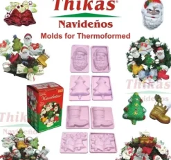 SUPER OFERTA **70%** Thikas Navideños. Moldes para termoformados