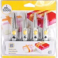 SUPER OFERTA **40%** Tijeras Dentadas 4 unidades EK Tools