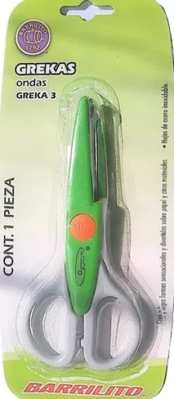 SUPER OFERTA **40%** Tijeras Ondas Grekas Barrilito