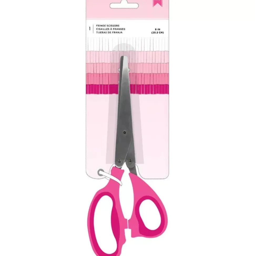 SUPER OFERTA **40%** Tijeras rosas de flecos AC