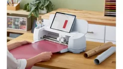 SUPER OFERTA **40%** Vinilo Smart Iron On Termotransferible Glitter Rojo Cricut Maker 3/Explore 3 33x90cm