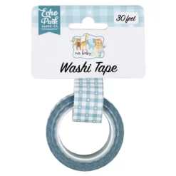 SUPER OFERTA **40%** Washi Tape Baby Boy Plaid Our Baby Boy Echo Park