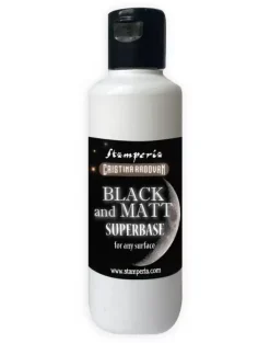Superbase Negro y Mate Stamperia 80ml
