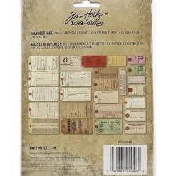 Tags Salvaged Idea-Ology Tim Holtz