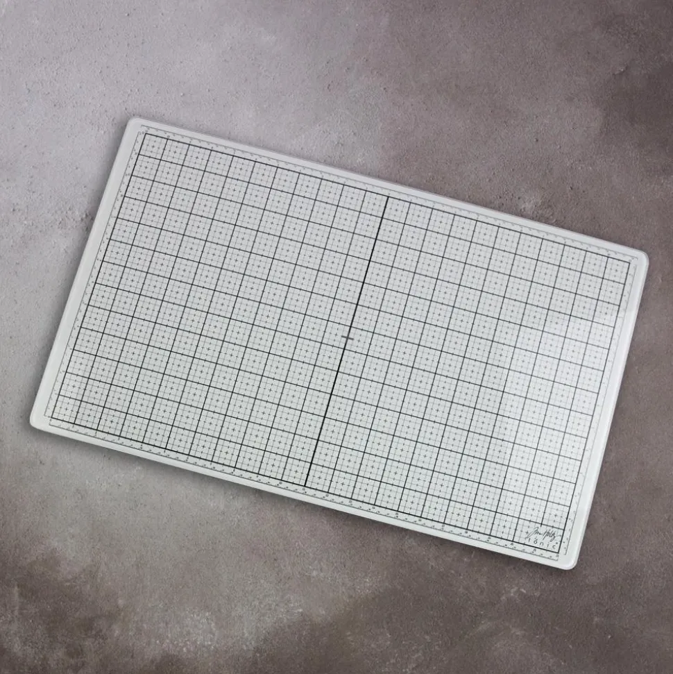 Tapete de vidrio estudio blanco Glass Mat Tim Holtz