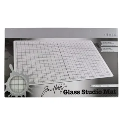 Tapete de vidrio estudio blanco Glass Mat Tim Holtz