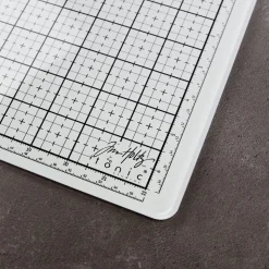 Tapete de vidrio estudio blanco Glass Mat Tim Holtz