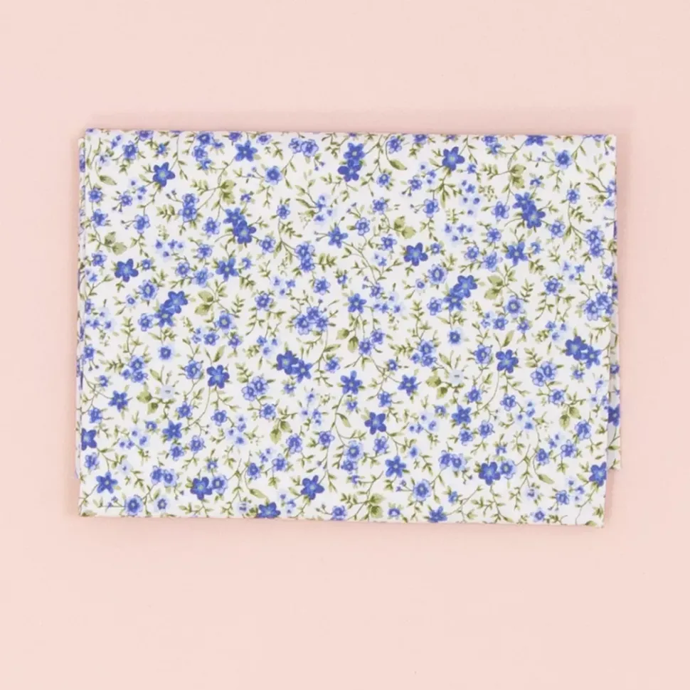 Tela Campo de Flores Azules Craftelier 50x35cm