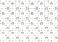 Tela de Encuadernar Arcoiris Lullaby Baby Boy PapersForYou