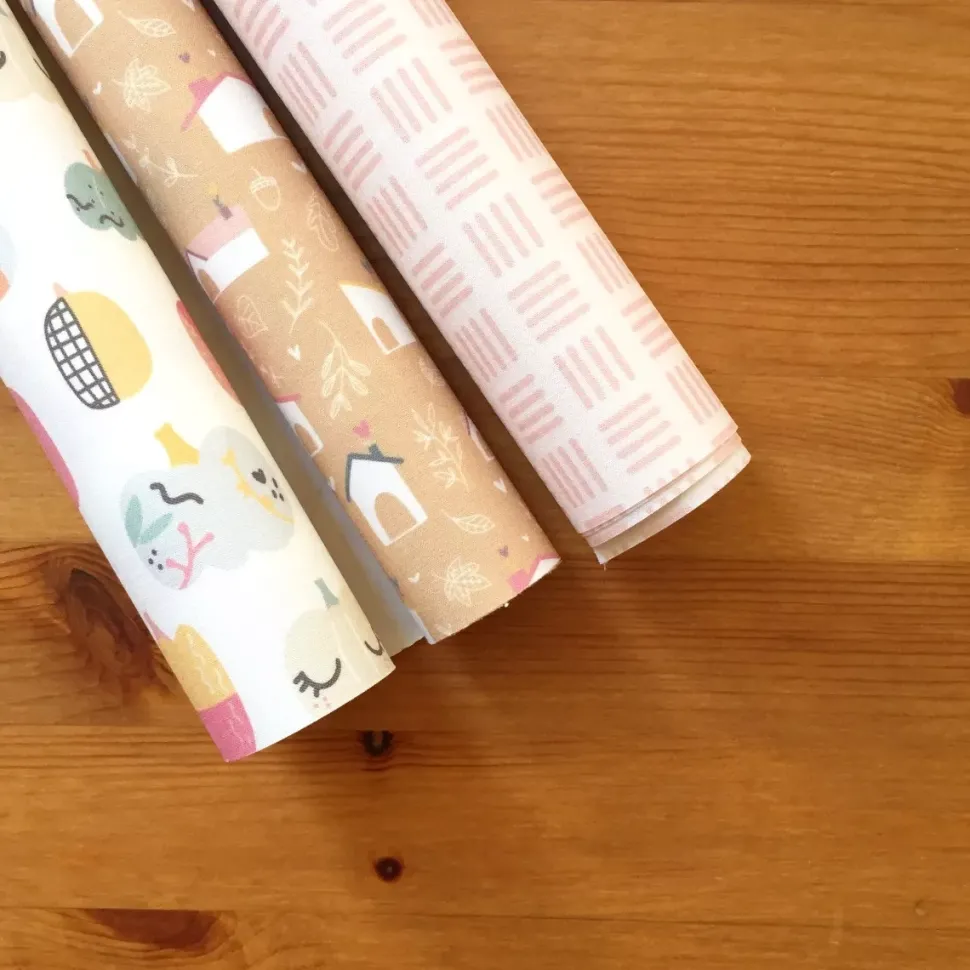 Tela de Encuadernar Calabazas Tamadaba Iriri Estudio 35x50cm