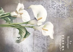 Tela de Encuadernar Calla Lily III La Vie en Fleurs PapersForYou 70x50cm
