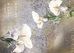 Tela de Encuadernar Calla Lily II La Vie en Fleurs PapersForYou 70x50cm