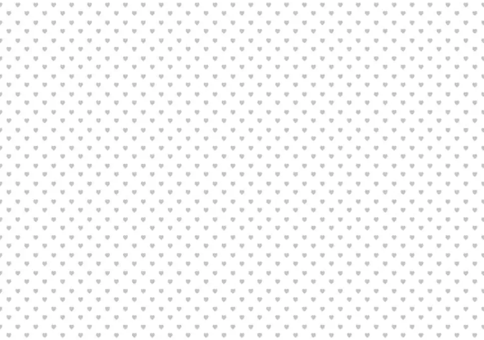 Tela de Encuadernar Corazones Gris PapersForYou 70x50cm