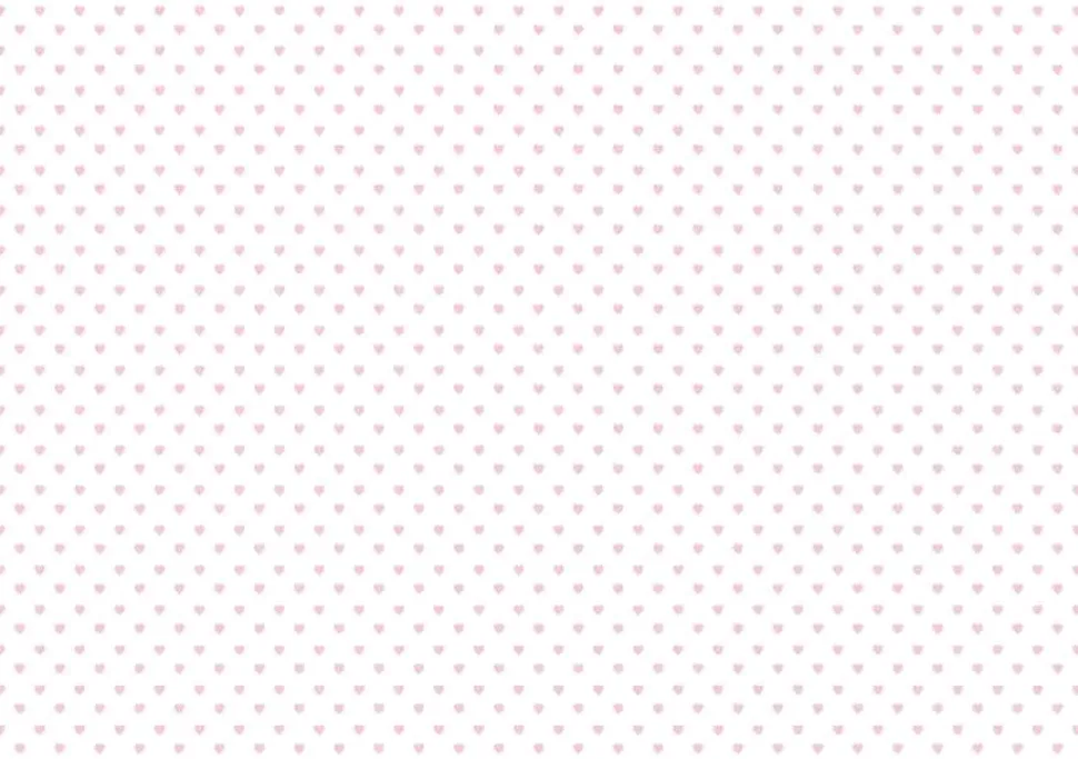 Tela de Encuadernar Corazón Rosa Bebé PapersForYou 70x50cm