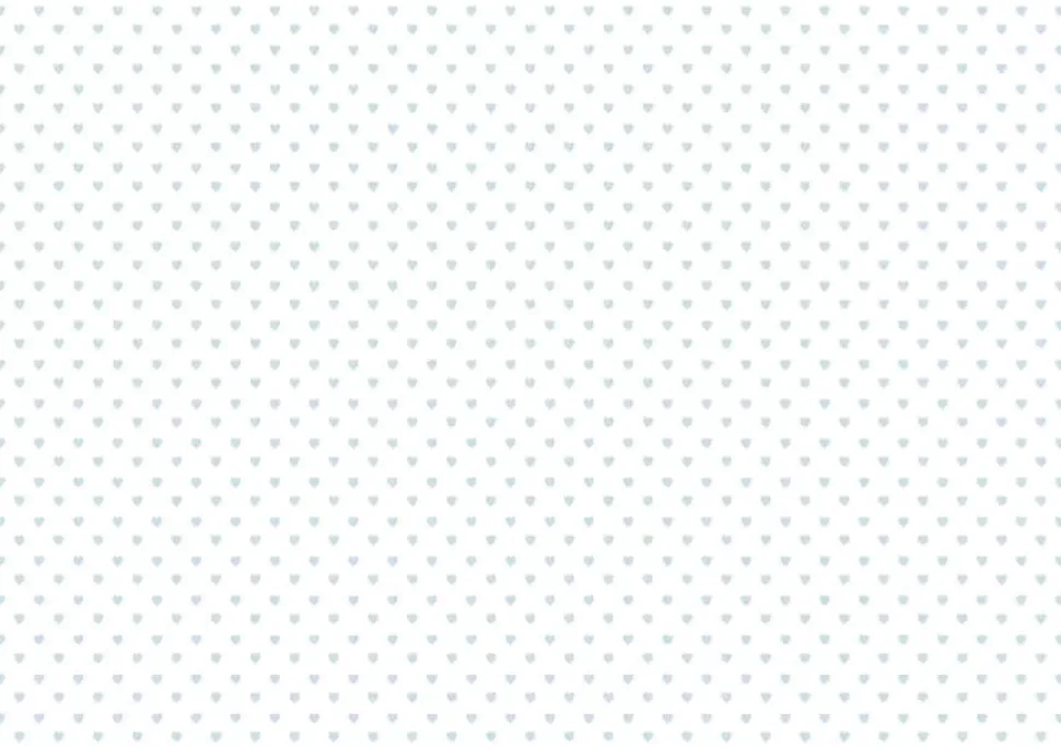 Tela de Encuadernar Corazones Azul Bebé PapersForYou 70x50cm