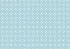 Tela de Encuadernar Corazón Blanco Azul Bebé PapersForYou 70x50cm