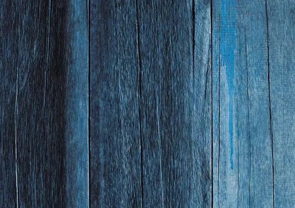 Tela de Encuadernar Madera Azul PapersForYou 70x50cm