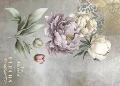 Tela de Encuadernar Peonies I La Vie en Fleurs PapersForYou 70x50cm