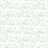 Tela de Encuadernar Toile de Jouy Menta PapersForYou 70x50cm