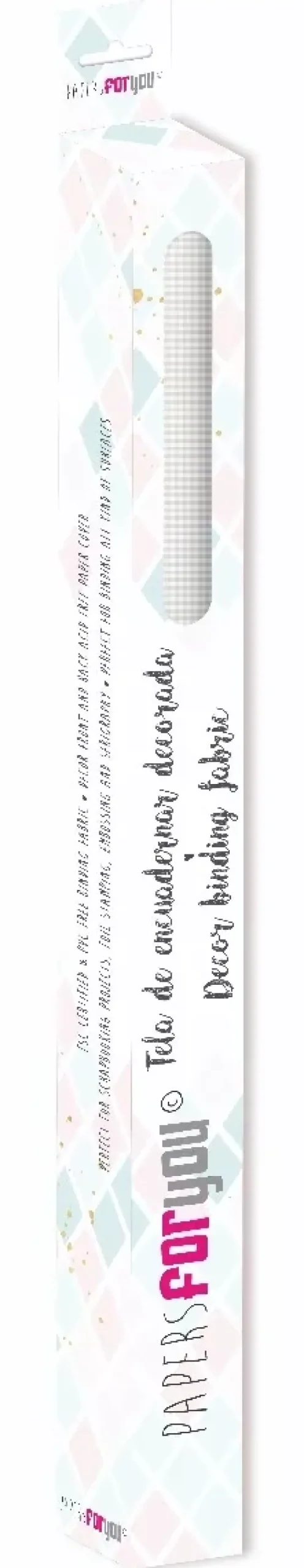 Tela de Encuadernar Vichy Mini Tierra PapersForYou 70x50cm