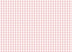 Tela de Encuadernar Vichy Rosa Bebé PapersForYou 70x50cm