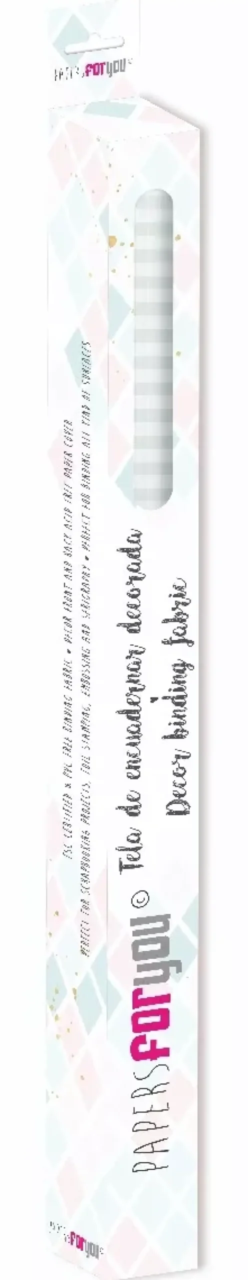 Tela de Encuadernar Vichy Verde Menta PapersForYou 70x50cm