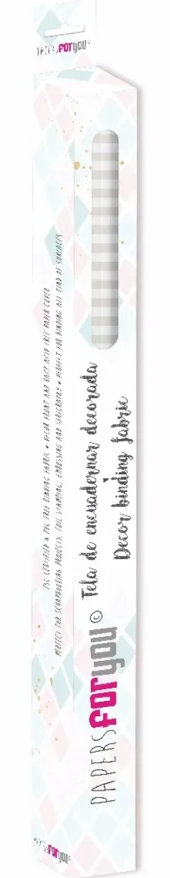 Tela de Encuadernar Vichy Tierra PapersForYou 70x50cm