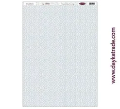 Tela DTXM-2033 Patrón Fondo Geométrico Bendiciones Dayka 33x70cm