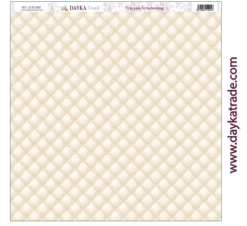 Tela DTXS-990 Capitoné Beige Hoy Es Mi Día Niña Dayka 30x30cm