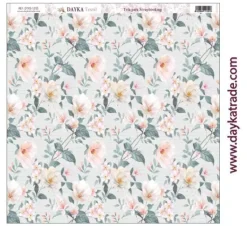 Tela DTXS-1015 Fondo Flores Dayka 30x30cm