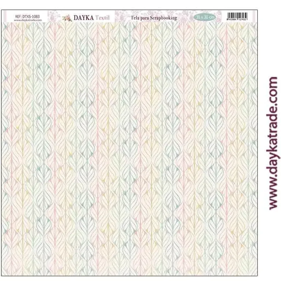 Tela DTXS-1083 Geométrico En Comunión con la Naturaleza 30x30cm