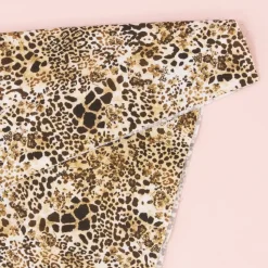 Tela Estampado Animal Leopardo Craftelier 50x30cm