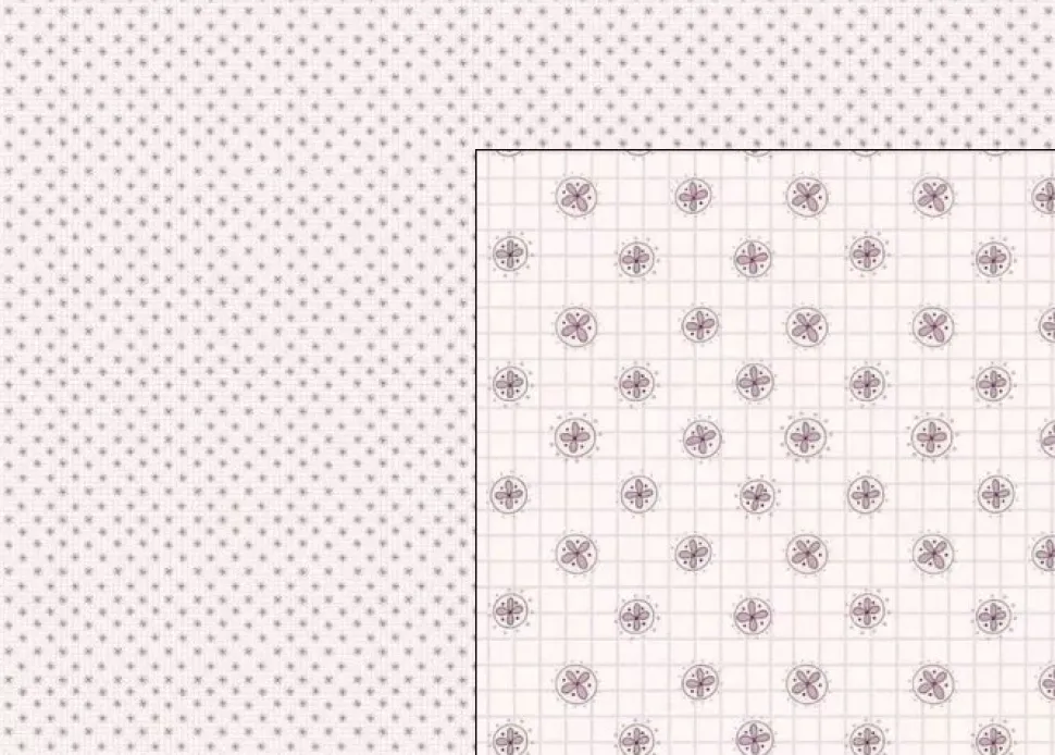 Tela Flores Rosas Un Poblado Mágico El Altillo de los Duendes 50x35cm