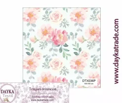 Tela para Decoración #36 Flores 50x100cm. Dayka