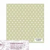 Tela para Decoración #08 Puntos o topos verdes 50x100cm. Dayka