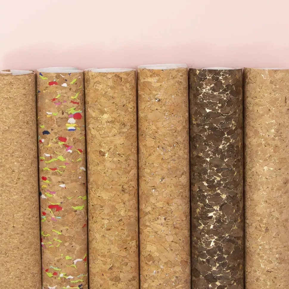 Tela Para Encuadernar Corcho Colour Splash Craftelier 35x50cm