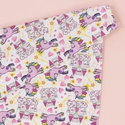 Tela Unicornios y Castillos Craftelier 50x30cm