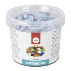 Teselas para Mosaico Azul Claro Rayher 2x2cm