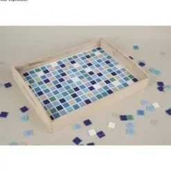 Teselas para Mosaico Azul Claro Rayher 2x2cm