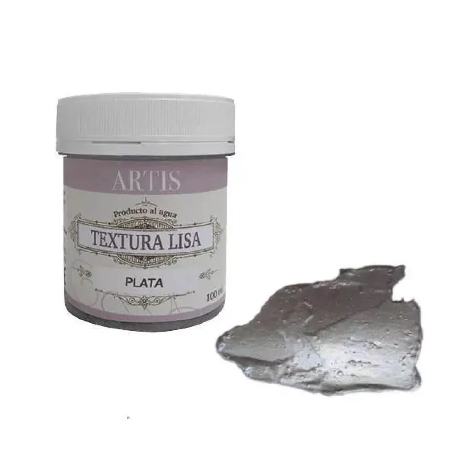 Textura Lisa Gel Plata Artis Cromática Dayka