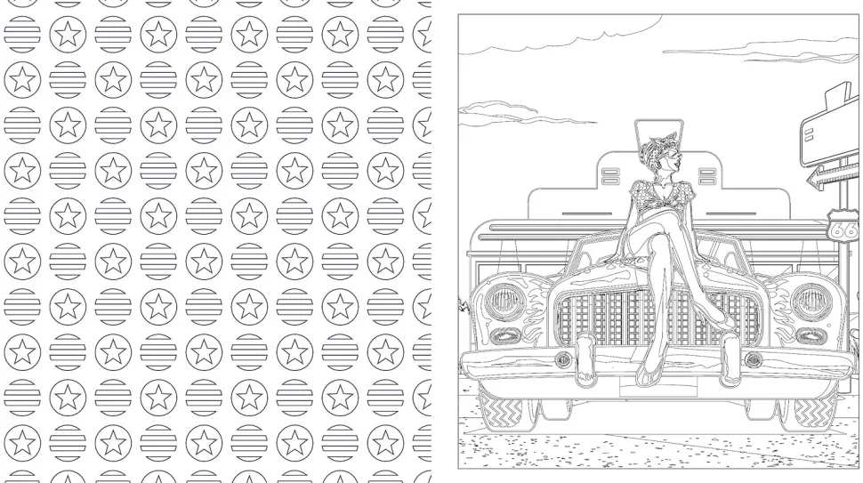 The Americana Coloring Book