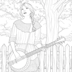 The Eras of Taylor Swift Unofficial Coloring and Creativity Book