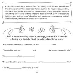 The Eras of Taylor Swift Unofficial Coloring and Creativity Book