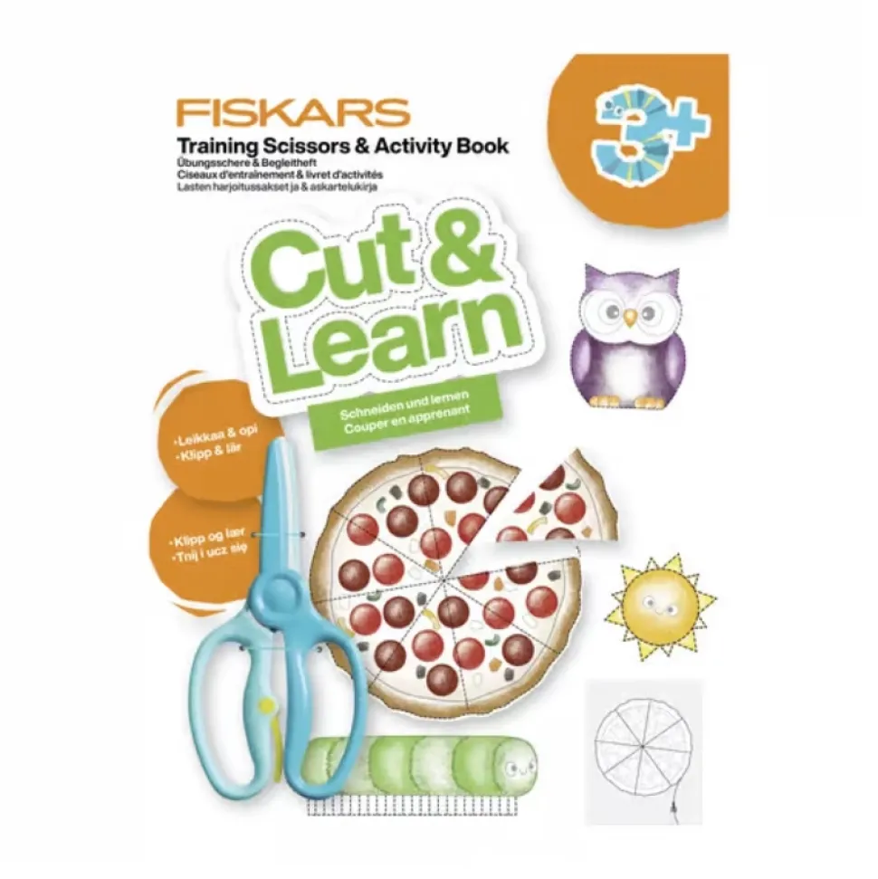 Tijeras de Entrenamiento y Libro de Actividades Fiskars