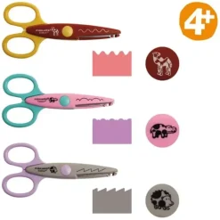 Tijeras Decorativas Animales del Zoo Kidzors Fiskars 13 cm