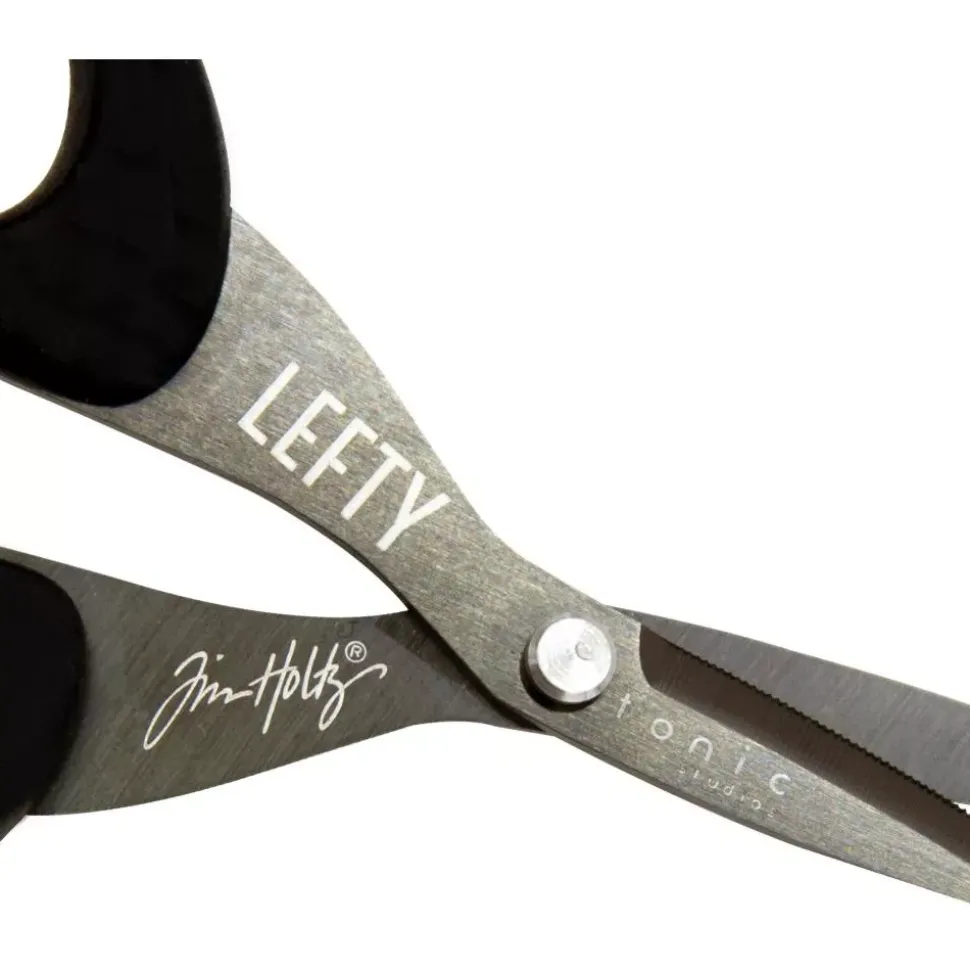 Tijeras microserradas para zurdos Tim Holtz 12cm