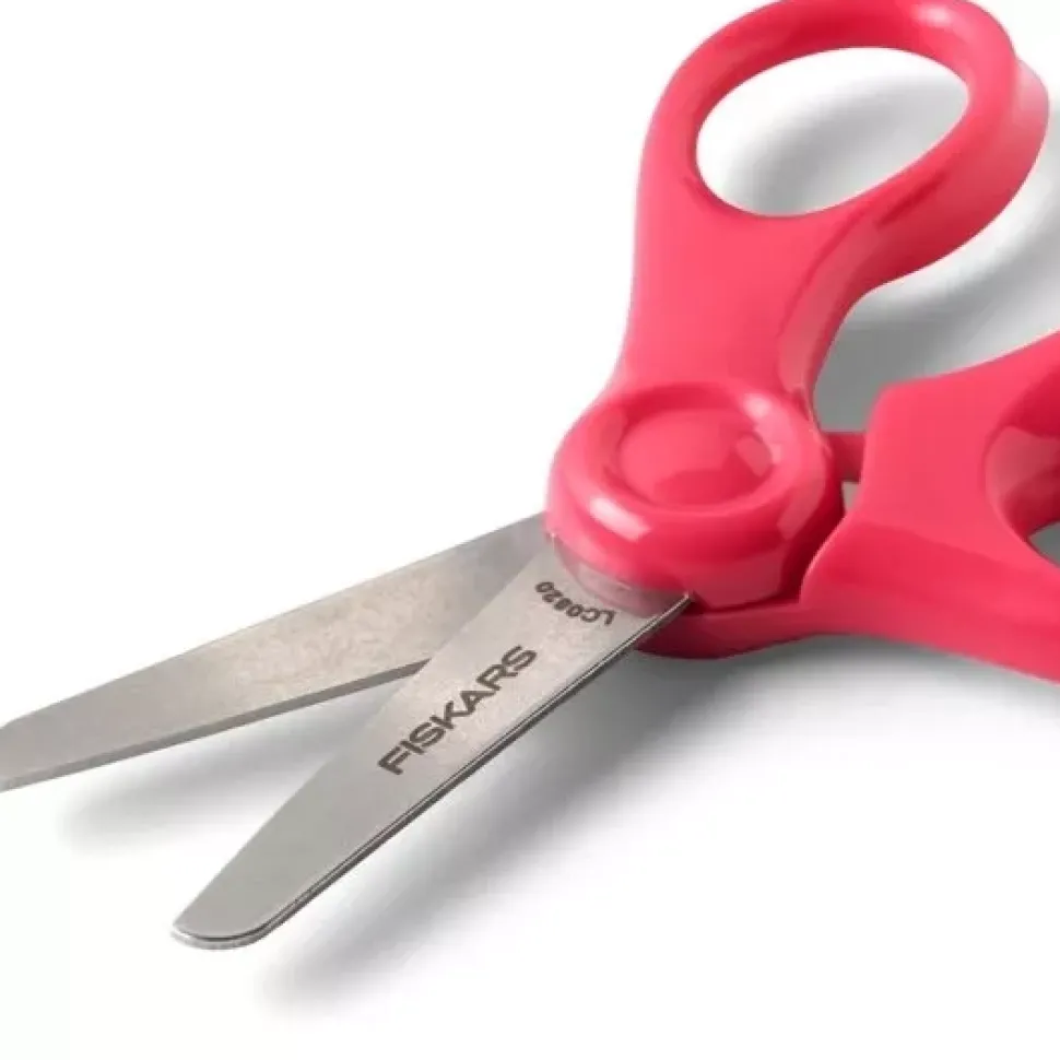 Tijeras Punta Redonda Rosa Fiskars 13 cm