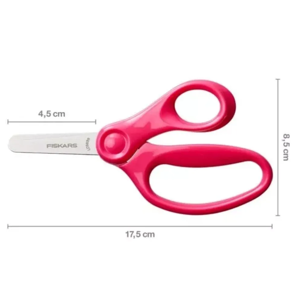 Tijeras Punta Redonda Rosa Fiskars 13 cm