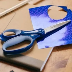 Tijeras School Azules Para Zurdos Fiskars 18cm