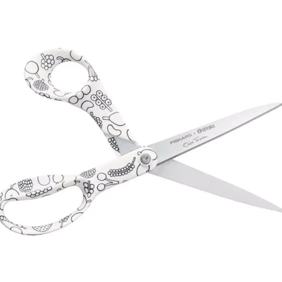 Tijeras Universales X Iittala Frutta Blanco y Negro Fiskars 21cm